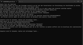 Inhalt der .bat Datei Installation von ZeroTierOne und Beitritt in das Netzwerk Firehawk Gaming .png
